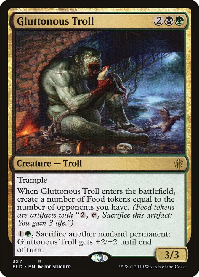 Gluttonous Troll [Throne of Eldraine] | Gear Gaming Fayetteville