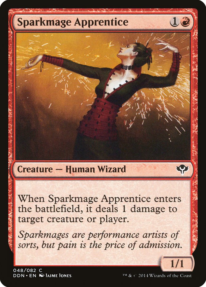 Sparkmage Apprentice [Duel Decks: Speed vs. Cunning] | Gear Gaming Fayetteville