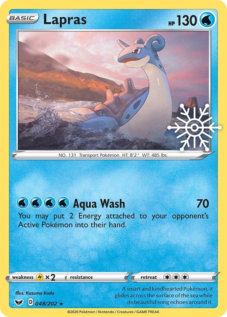 Lapras (048/202) (Holiday Calendar) [Sword & Shield: Base Set] | Gear Gaming Fayetteville