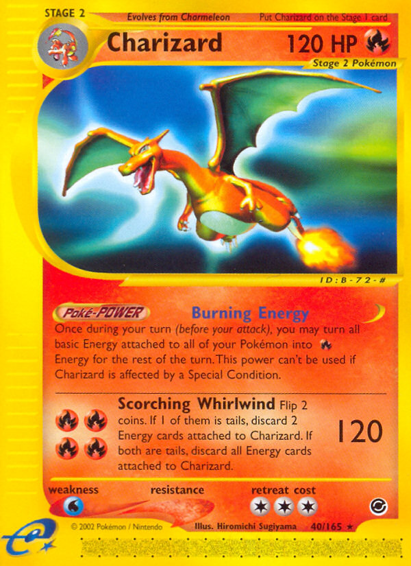 Charizard (40/165) [Expedition: Base Set] | Gear Gaming Fayetteville