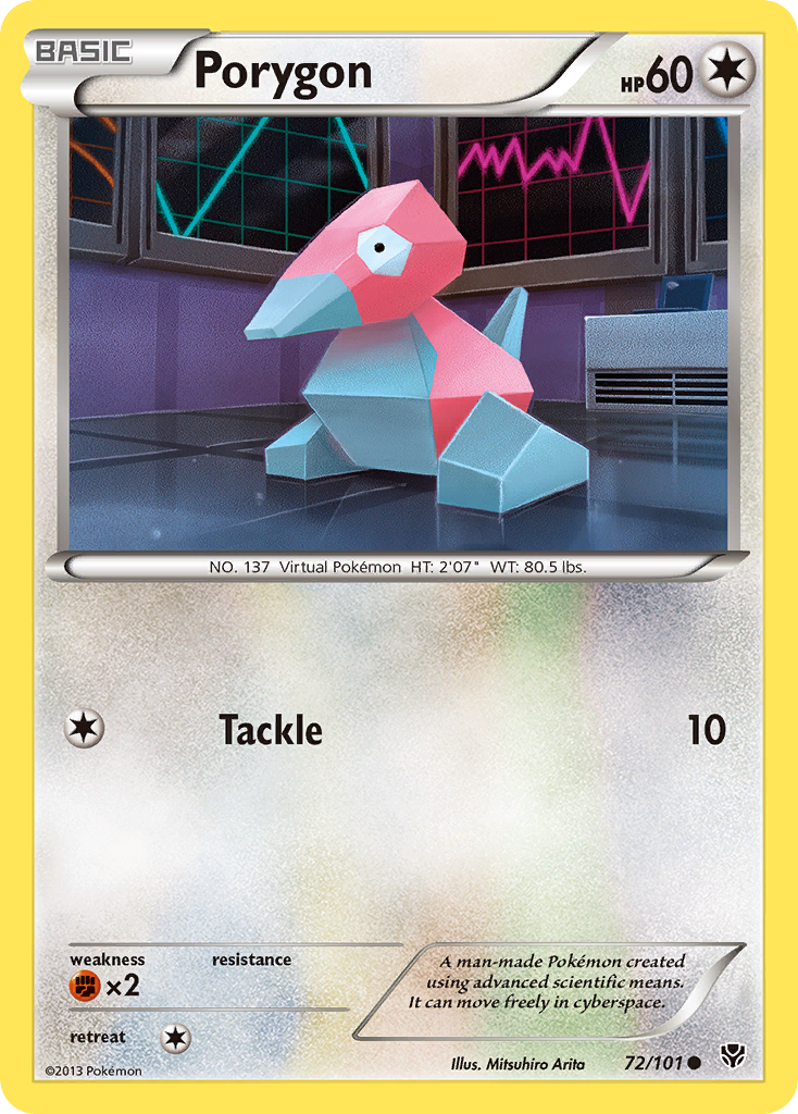 Porygon (72/101) [Black & White: Plasma Blast] | Gear Gaming Fayetteville