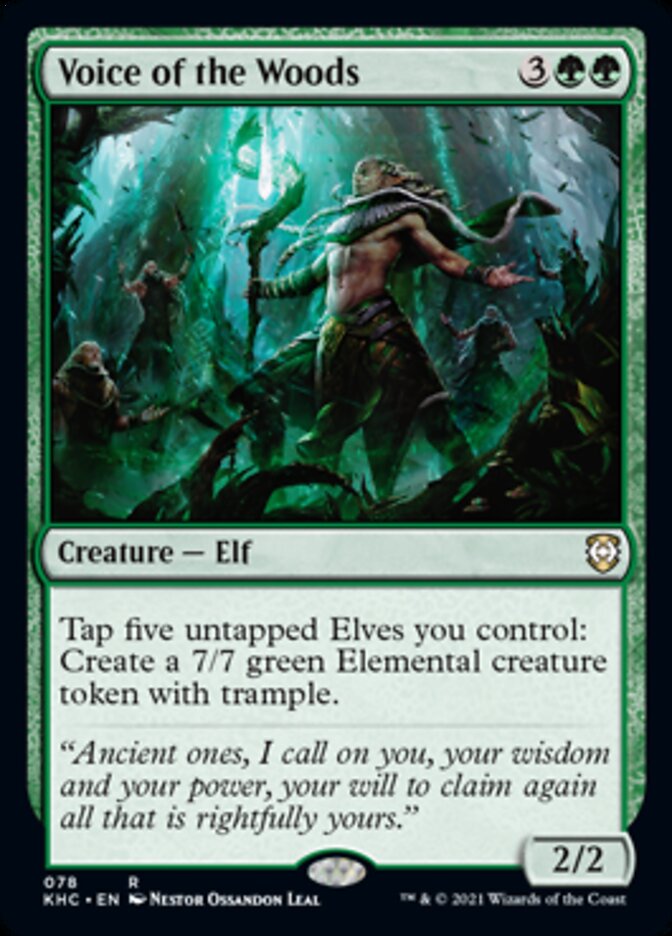 Voice of the Woods [Kaldheim Commander] | Gear Gaming Fayetteville