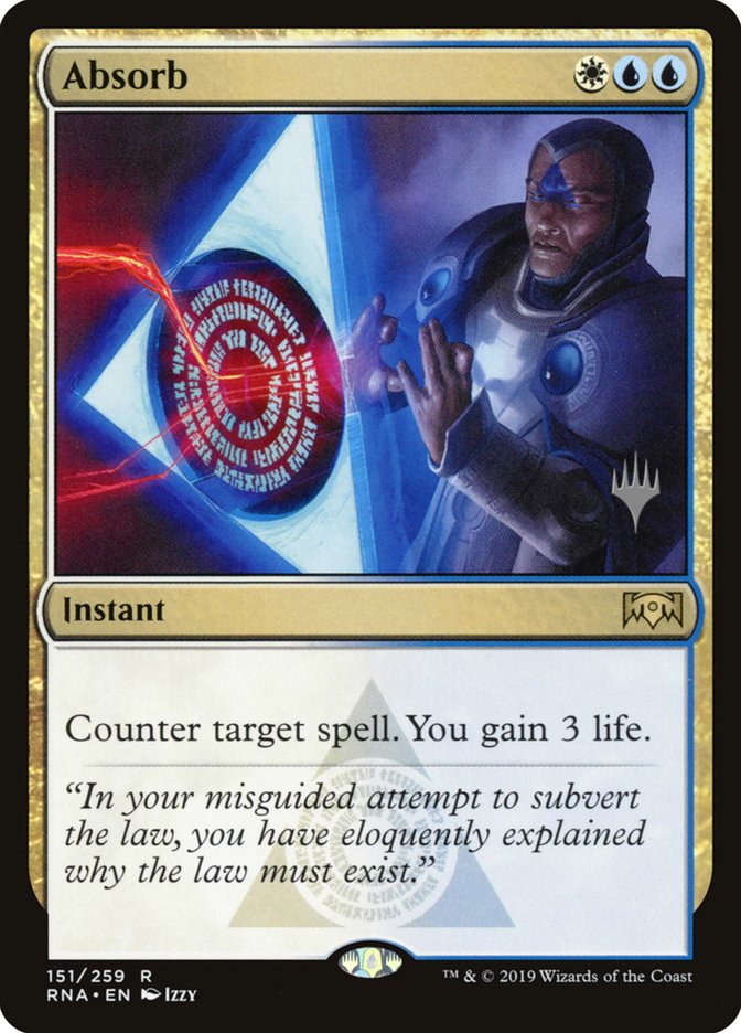 Absorb (Promo Pack) [Ravnica Allegiance Promos] | Gear Gaming Fayetteville