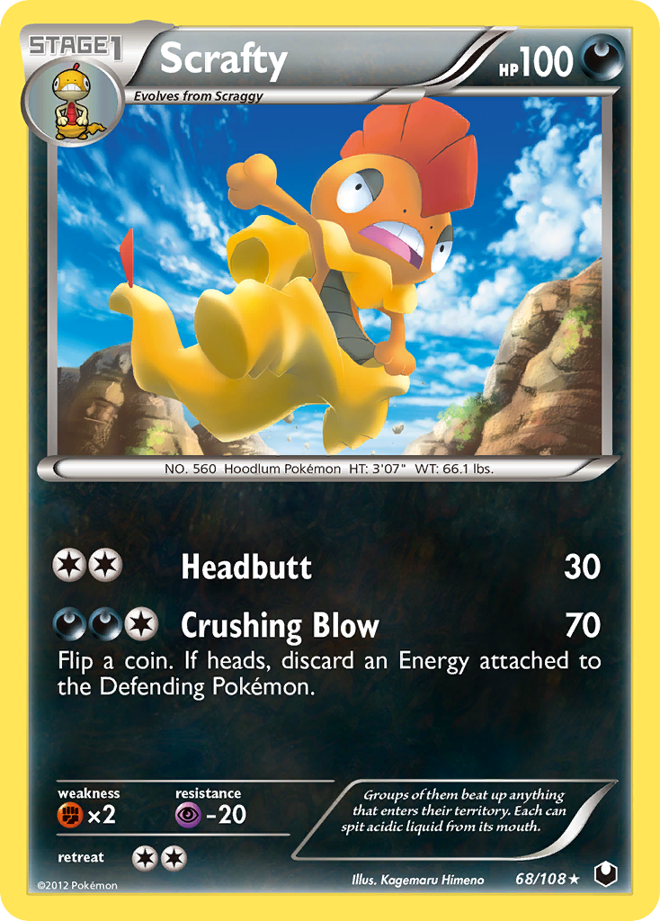 Scrafty (68/108) [Black & White: Dark Explorers] | Gear Gaming Fayetteville