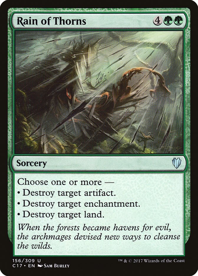 Rain of Thorns [Commander 2017] | Gear Gaming Fayetteville