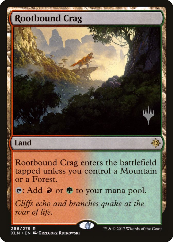 Rootbound Crag (Promo Pack) [Ixalan Promos] | Gear Gaming Fayetteville