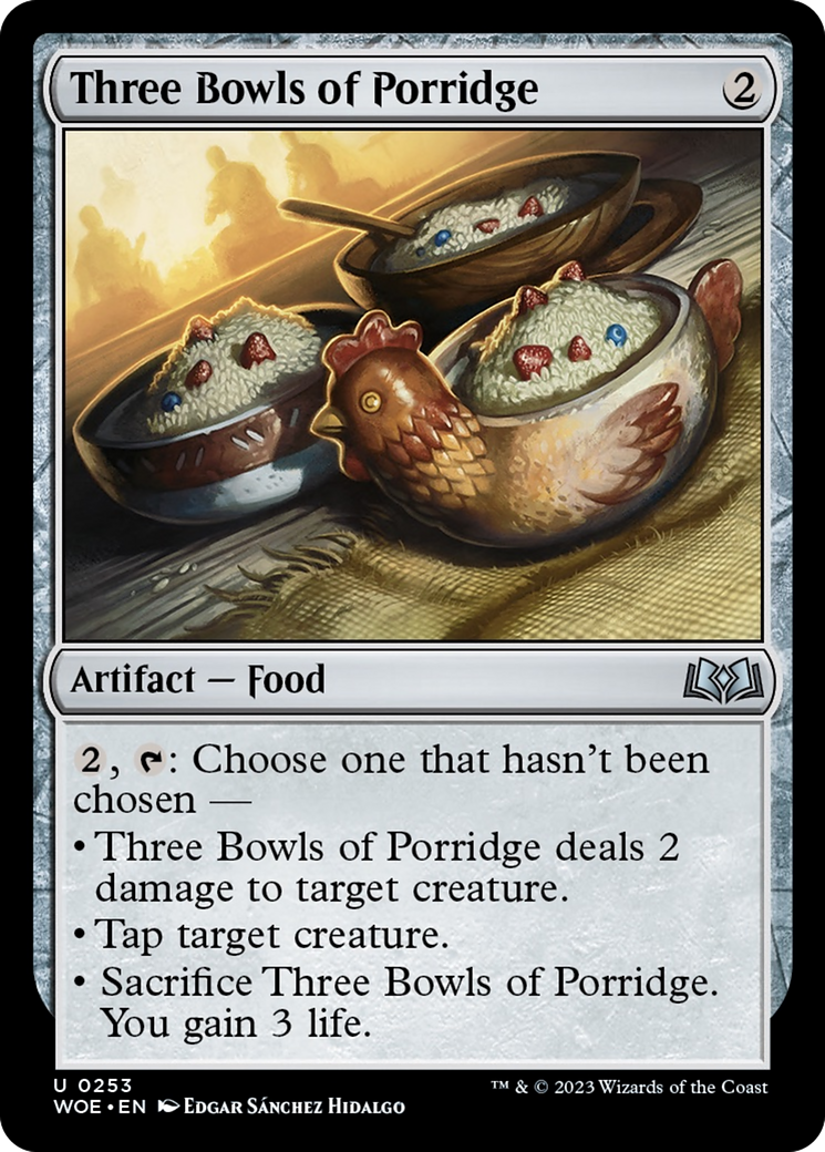 Three Bowls of Porridge [Wilds of Eldraine] | Gear Gaming Fayetteville