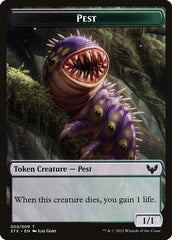 Pest (005) // Blood (017) Double-Sided Token [Challenger Decks 2022 Tokens] | Gear Gaming Fayetteville