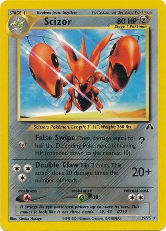 Scizor (29/75) [Neo Discovery Unlimited] | Gear Gaming Fayetteville