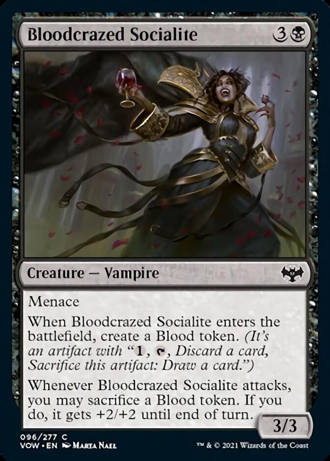 Bloodcrazed Socialite [Innistrad: Crimson Vow] | Gear Gaming Fayetteville