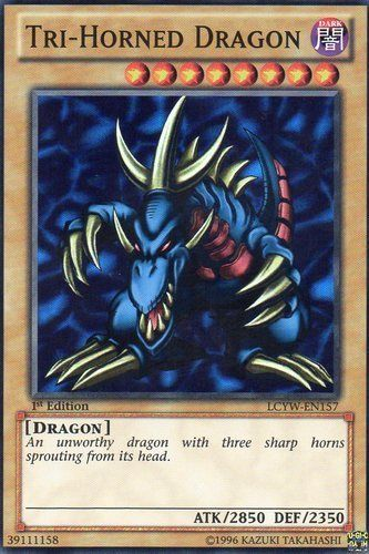 Tri-Horned Dragon [LCYW-EN157] Super Rare | Gear Gaming Fayetteville