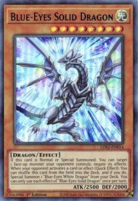 Blue-Eyes Solid Dragon (Blue) [LDS2-EN014] Ultra Rare | Gear Gaming Fayetteville