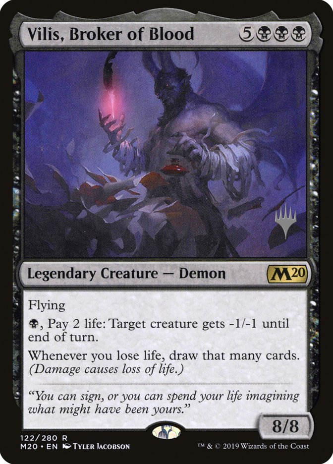 Vilis, Broker of Blood (Promo Pack) [Core Set 2020 Promos] | Gear Gaming Fayetteville