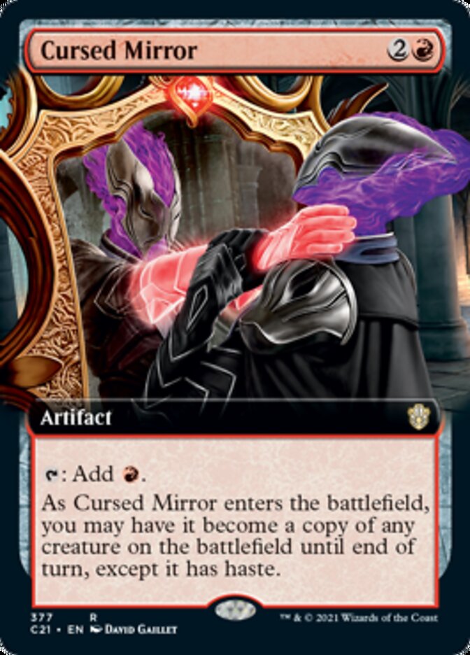 Cursed Mirror (Extended Art) [Commander 2021] | Gear Gaming Fayetteville