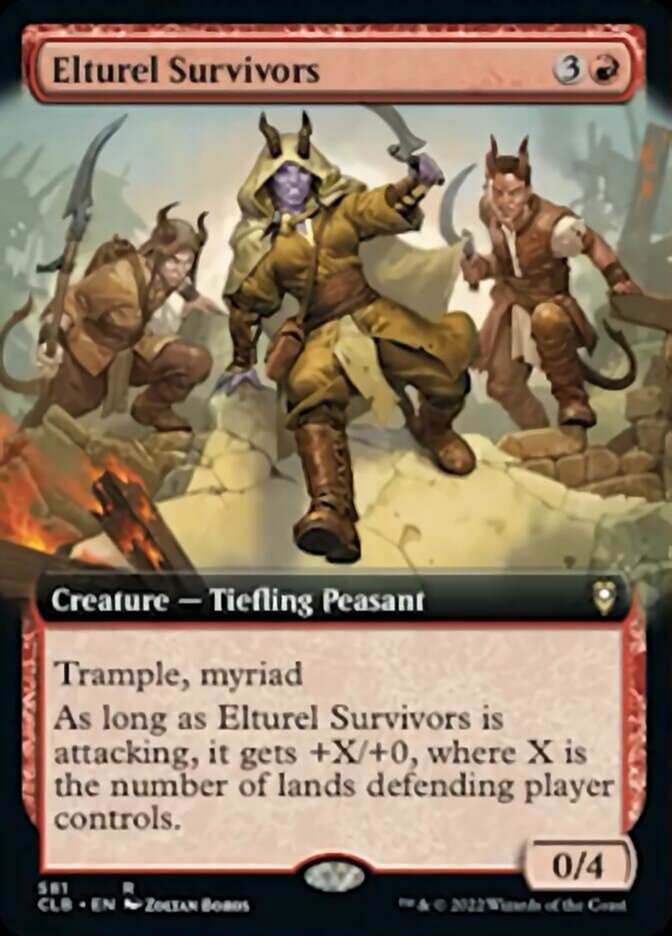 Elturel Survivors (Extended Art) [Commander Legends: Battle for Baldur's Gate] | Gear Gaming Fayetteville