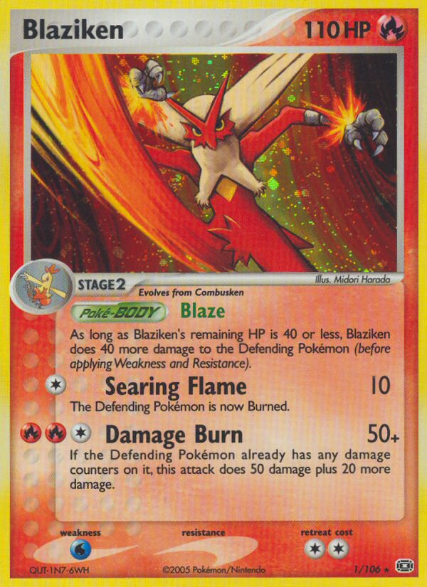 Blaziken (1/106) [EX: Emerald] | Gear Gaming Fayetteville