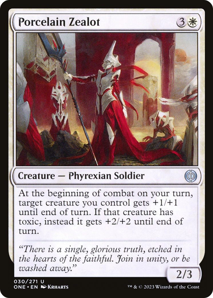 Porcelain Zealot [Phyrexia: All Will Be One] | Gear Gaming Fayetteville