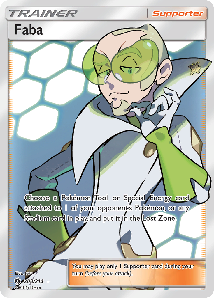 Faba (208/214) [Sun & Moon: Lost Thunder] | Gear Gaming Fayetteville