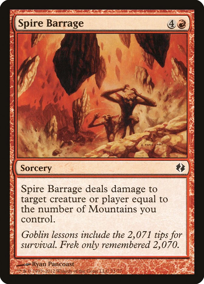 Spire Barrage [Duel Decks: Venser vs. Koth] | Gear Gaming Fayetteville