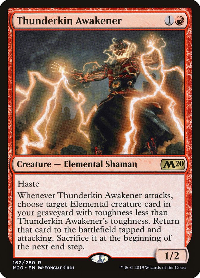 Thunderkin Awakener [Core Set 2020] | Gear Gaming Fayetteville