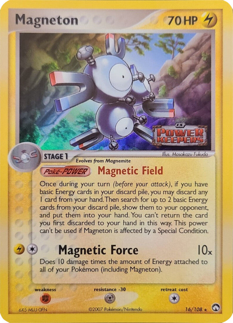 Magneton (16/108) (Stamped) [EX: Power Keepers] | Gear Gaming Fayetteville