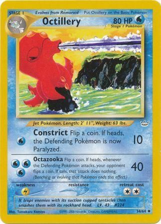 Octillery (34/64) [Neo Revelation Unlimited] | Gear Gaming Fayetteville