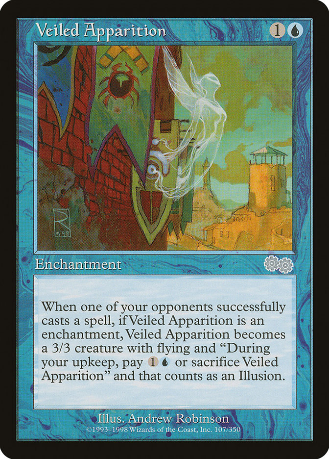 Veiled Apparition [Urza's Saga] | Gear Gaming Fayetteville