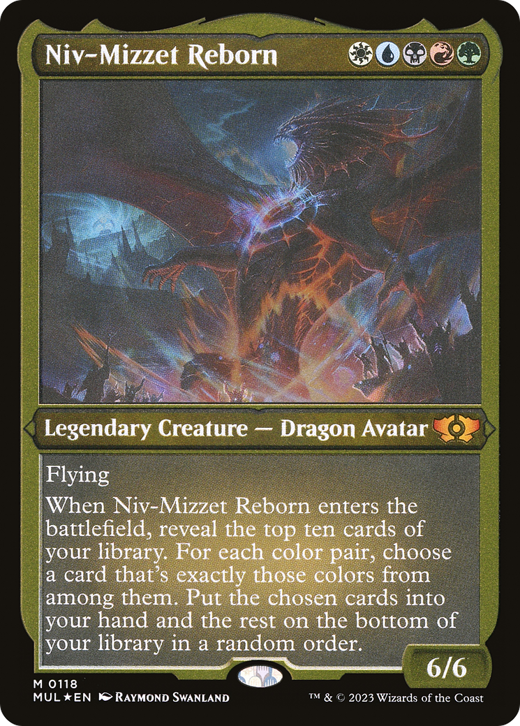 Niv-Mizzet Reborn (Foil Etched) [Multiverse Legends] | Gear Gaming Fayetteville