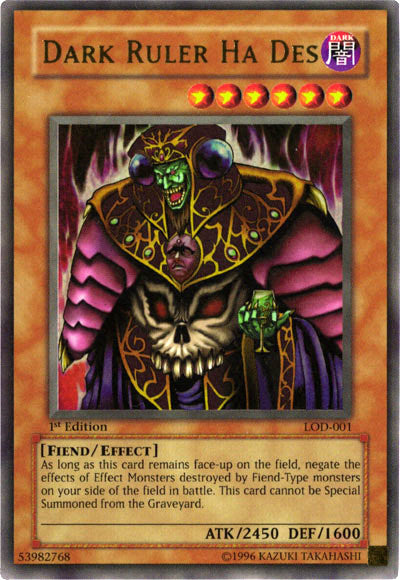Dark Ruler Ha Des [LOD-001] Ultra Rare | Gear Gaming Fayetteville
