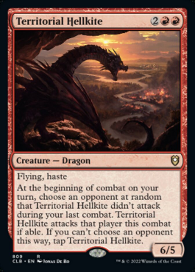 Territorial Hellkite [Commander Legends: Battle for Baldur's Gate] | Gear Gaming Fayetteville