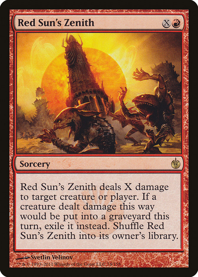 Red Sun's Zenith [Mirrodin Besieged] | Gear Gaming Fayetteville