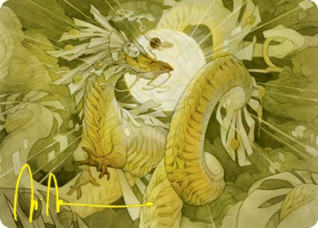 Brilliant Restoration Art Card (Gold-Stamped Signature) [Kamigawa: Neon Dynasty Art Series] | Gear Gaming Fayetteville