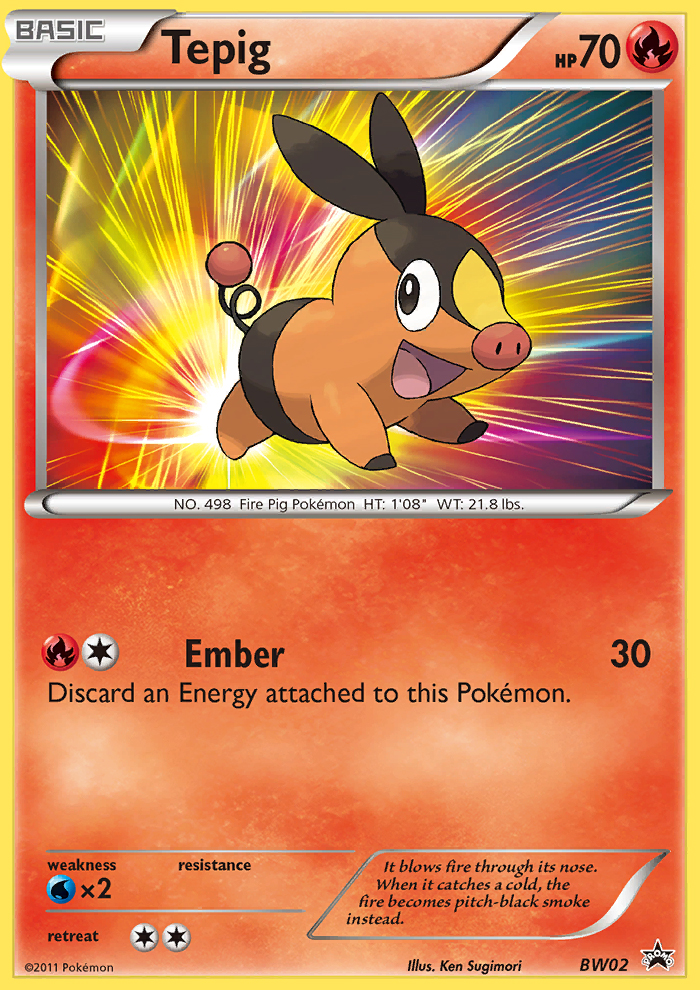 Tepig (BW02) [Black & White: Black Star Promos] | Gear Gaming Fayetteville