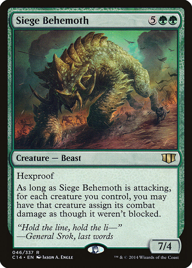 Siege Behemoth [Commander 2014] | Gear Gaming Fayetteville