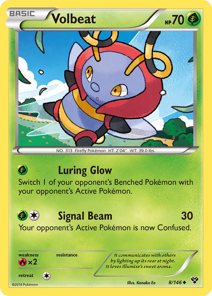 Volbeat (8/146) [XY: Base Set] | Gear Gaming Fayetteville