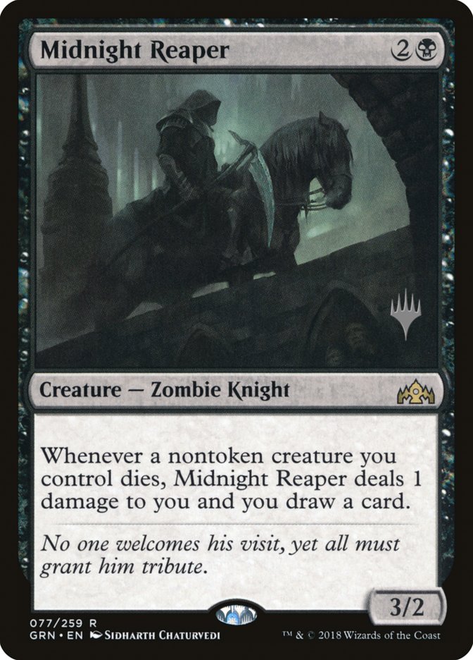 Midnight Reaper (Promo Pack) [Guilds of Ravnica Promos] | Gear Gaming Fayetteville