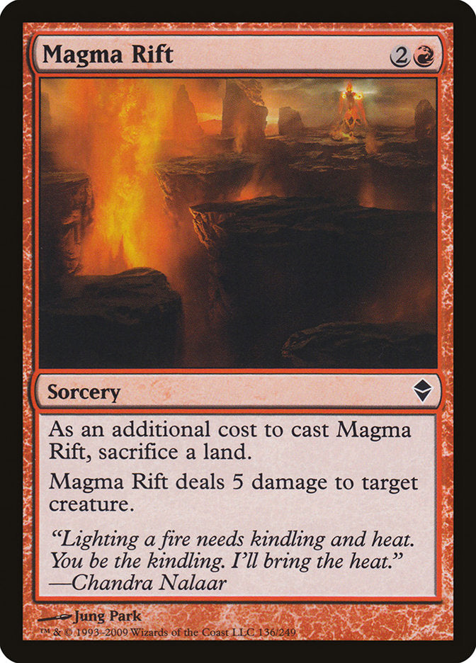 Magma Rift [Zendikar] | Gear Gaming Fayetteville