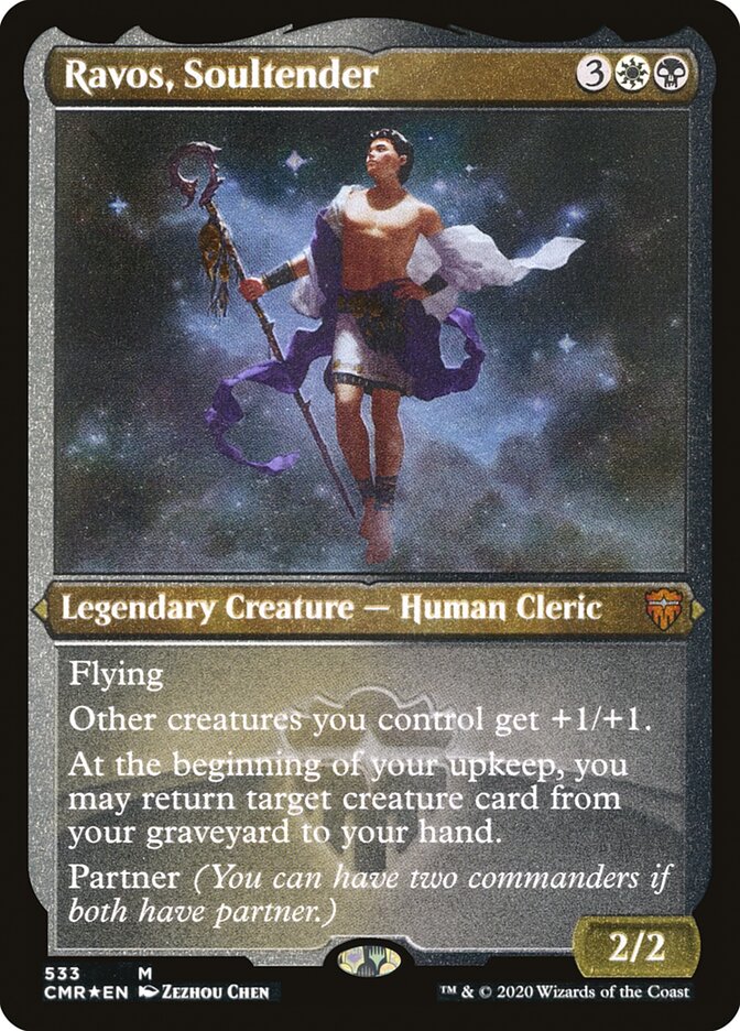 Ravos, Soultender (Etched) [Commander Legends] | Gear Gaming Fayetteville