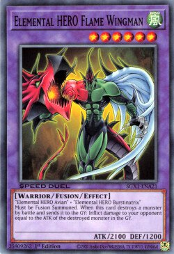 Elemental HERO Flame Wingman [SGX1-ENA21] Common | Gear Gaming Fayetteville