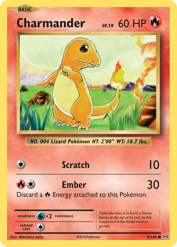 Charmander (9/108) [XY: Evolutions] | Gear Gaming Fayetteville