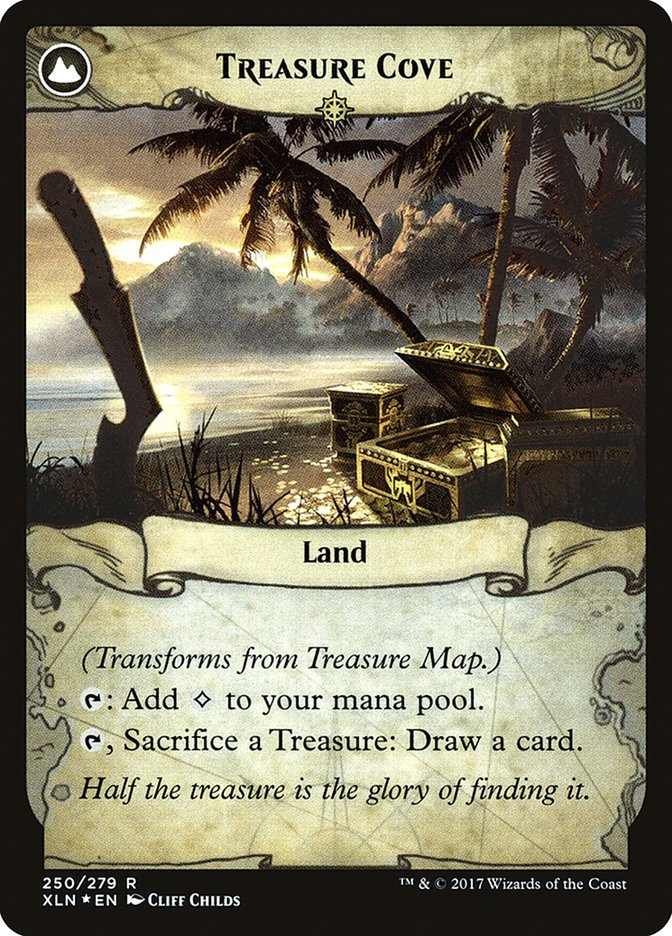 Treasure Map // Treasure Cove [Ixalan Prerelease Promos] | Gear Gaming Fayetteville