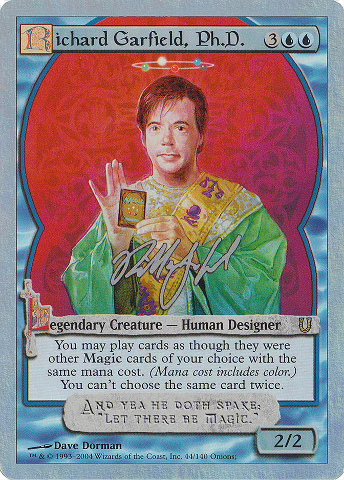 Richard Garfield, Ph.D. (Alternate Foil) [Unhinged] | Gear Gaming Fayetteville