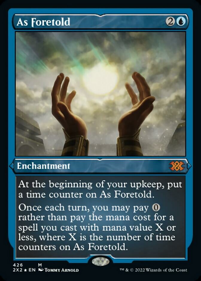 As Foretold (Foil Etched) [Double Masters 2022] | Gear Gaming Fayetteville