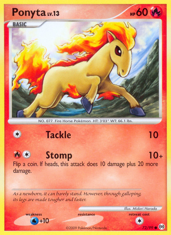 Ponyta (72/99) [Platinum: Arceus] | Gear Gaming Fayetteville