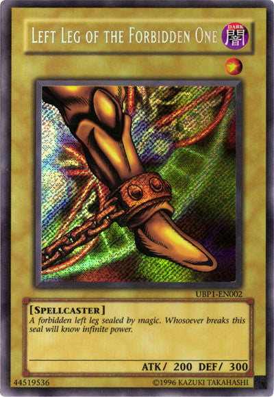 Left Leg of the Forbidden One [UBP1-EN002] Secret Rare | Gear Gaming Fayetteville