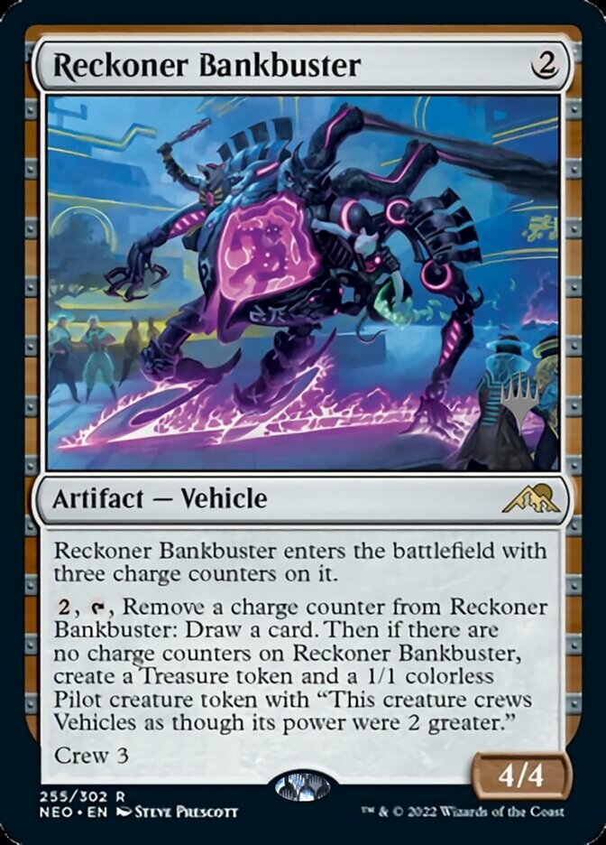 Reckoner Bankbuster (Promo Pack) [Kamigawa: Neon Dynasty Promos] | Gear Gaming Fayetteville