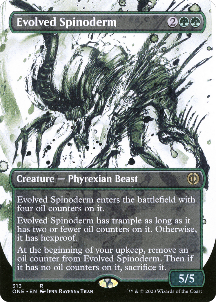 Evolved Spinoderm (Borderless Ichor) [Phyrexia: All Will Be One] | Gear Gaming Fayetteville