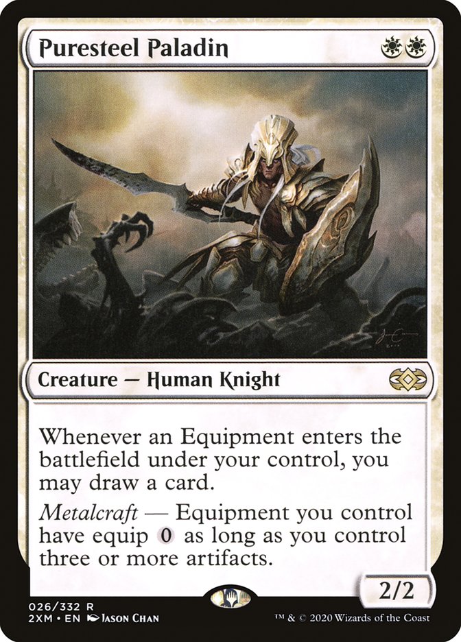 Puresteel Paladin [Double Masters] | Gear Gaming Fayetteville