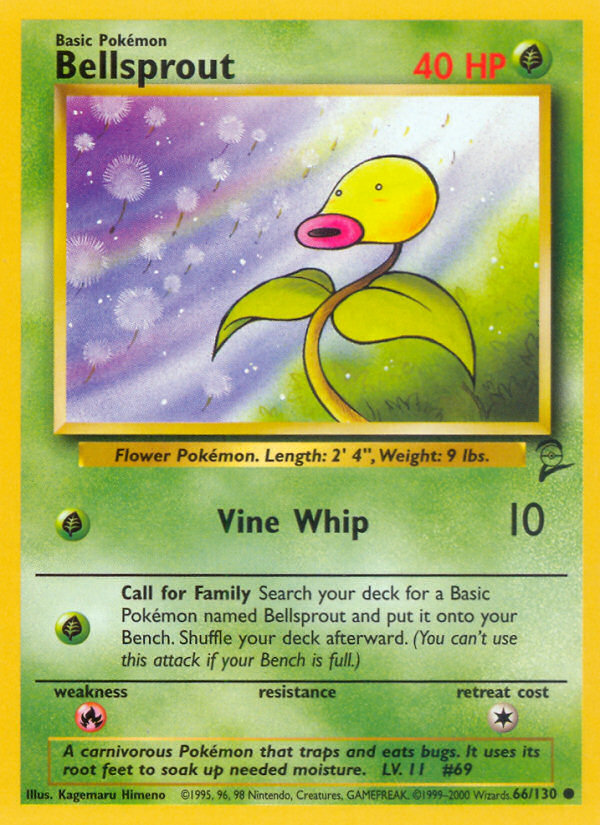 Bellsprout (66/130) [Base Set 2] | Gear Gaming Fayetteville