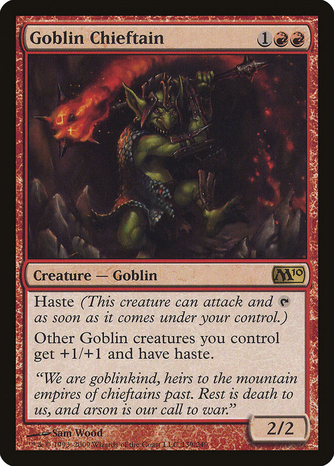 Goblin Chieftain [Magic 2010] | Gear Gaming Fayetteville